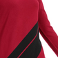 Alfani Women's Striped Asymmetrical Tunic Red Size PL