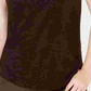 Style & Co Women's Cuffed Sleeve Cotton T Shirt Brown  Size Medium