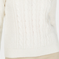 Karen Scott Women's Cable Knit Sweater White Size Petite Small