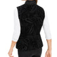 Charter Club Women's Velvet-Flocked Vest Black Size XX-Large