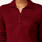Karen Scott Women's Marled Button Sweater Red Size Small
