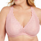INC International Concepts Women's Intimates Solid Everyday Bras Pink Size 1X