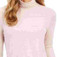 Charter Club Women's Heathered Turtleneck Pink Size Petite Small