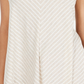 Style & Co Women's Striped Lace Sleeveless Top Beige Size X-Large