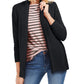 Charter Club Women's Shawl Collar Mixed Stitch Sweater Black Size Petite Small
