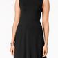 Style & Co Women's Sleeveless Swing Dress Black Size PM