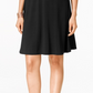 Style & Co Women's Sleeveless Swing Dress Black Size PM