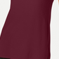 JM Collection Women's Petite Sleeveless Mock Neck Sweater Red PS