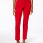 Charter Club Women's Lexington Straight Leg Jeans Red Size 2 Petite