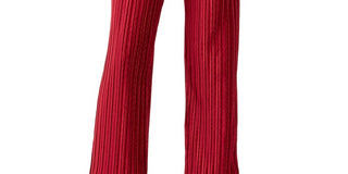 Alfani Women's Pleated Velvet Pants Wine Size Petite Small