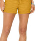 Style & Co Women's Poplin Tie Shorts Gold Size X-Large