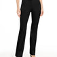 Alfani Women's Belted Wide Waistband Trouser Pants  Black Size 2 Petite