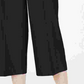 Alfani Women's Wide Leg Linen Pants Black Size 4 Petite