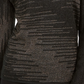 JM Collection Women's Metallic Knit Top Black Size X-Large