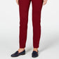 Charter Club Women's Cambridge Pull-On Ponte Pants Wine Size 14