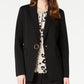 Calvin Klein Women's One Button Blazer Black Size 10