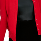 Charter Club Women's Cashmere Crystal Button Cardigan Red Size Petite Medium
