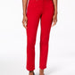 Charter Club Women's Lexington Straight Leg Jeans Red Size 12