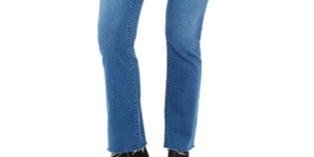 Flying Monkey Women's High Rise Mini Bootcut Jeans Blue Size 31