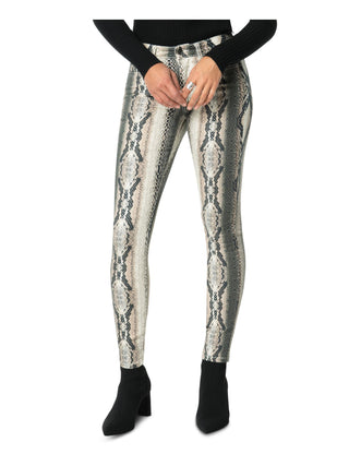 Joe's Women's Zippered Animal Print Jeans Brown Snake  Size 27