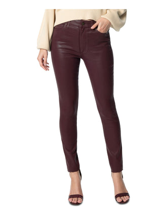 Joe's Women's Charlie Denim High Rise Skinny Jeans Wine  Size 28