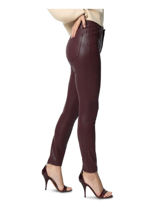 Joe's Women's Charlie Denim High Rise Skinny Jeans Wine  Size 28
