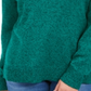 Karen Scott Women's Cotton Marled Shawl Collar Sweater Green Size XX-Large