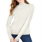 Maison Jules Women's Mock Neck Sweater White Size XX-Large