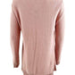 Karen Scott Women's Cotton Mixed Stitch Sweater Pink Size X-Small