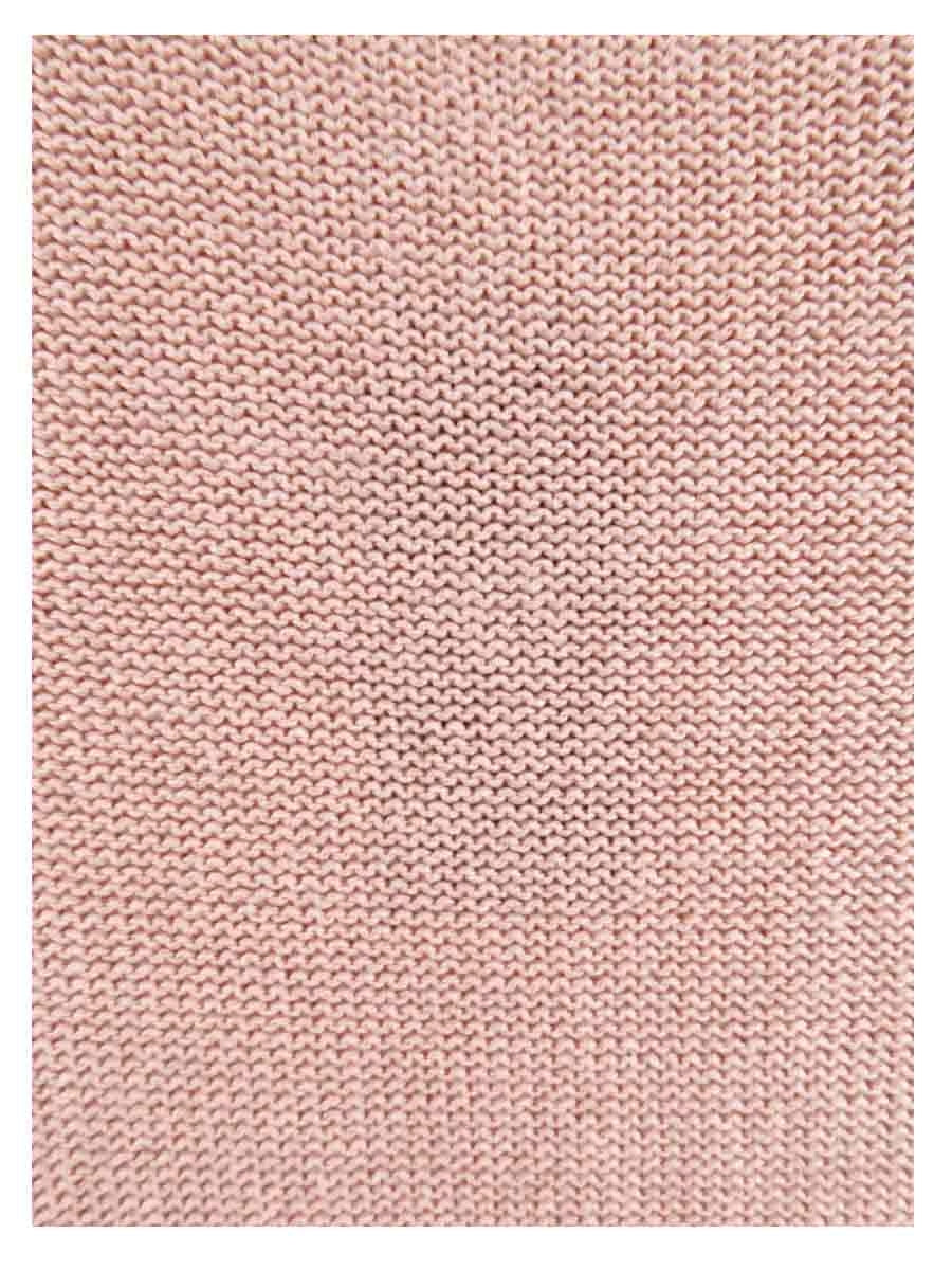 Karen Scott Women's Cotton Mixed Stitch Sweater Pink Size X-Small
