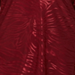 JM Collection Women's Plus Metallic Animal Print Zip Top Red Size 3X