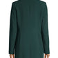 Calvin Klein Women's Three Pocket One Button Blazer Green Size 6