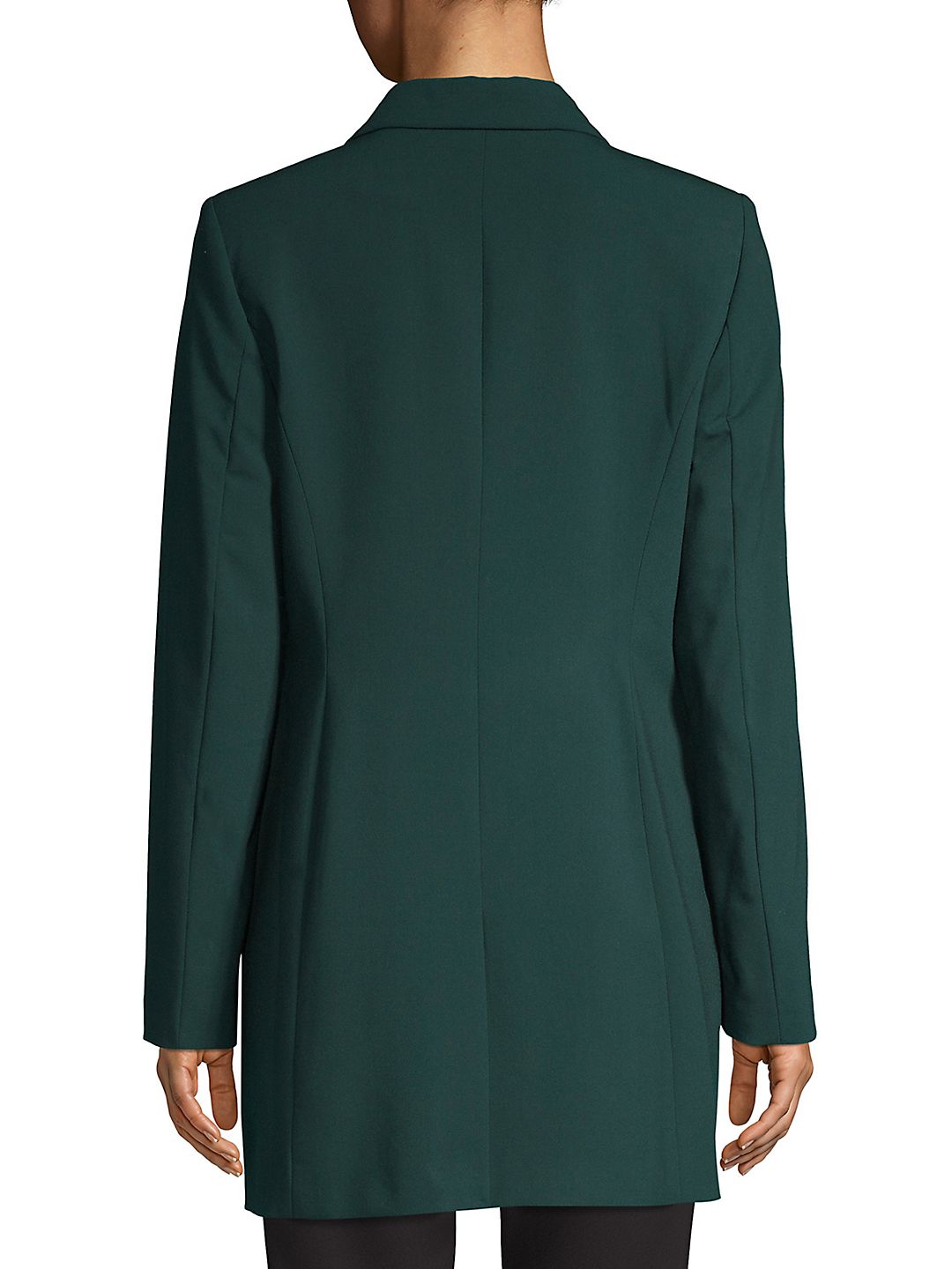 Calvin Klein Women's Three Pocket One Button Blazer Green Size 6