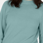 Karen Scott Women's Zip Back Mock Neck Sweater Aqua Size XX-Large