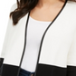 Charter Club Women's Milano Cotton Colorblocked Cardigan White Size XX-Large