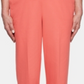 Alfred Dunner Women's Coastal Drive Proportioned Pants Orange Size 12