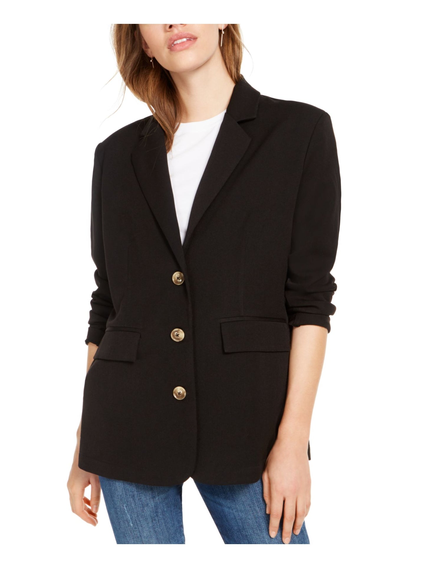 Kit & Sky Women's Blazer Jacket Black Size Medium