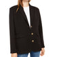 Kit & Sky Women's Blazer Jacket Black Size Medium