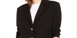 Kit & Sky Women's Blazer Jacket Black Size Medium
