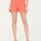 Maison Jules Women's Coral Shorts Orange Size 12