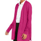 Charter Club Women's Open Front Cardigan Pink Size Medium