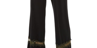 Alfani Women's Lace Inset Palazzo Pants Black SizePL