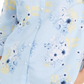 Charter Club Women's Floral-Print Linen-Blend Shirt  Blue Size XX Large