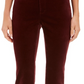Charter Club Women's Lexington Velveteen Tummy-Control Straight Leg Jeans Bright Red Size 14