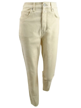 Free People Women's Velvet Skinny Pants Natural Size 29