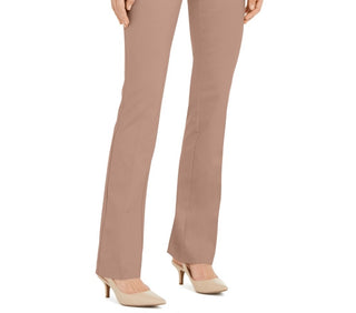 Alfani Women's Petite Hardware-Waist Trouser Pants Dark Pink Size 6 P