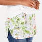 Tommy Hilfiger Women's Twist-Hem Layered-Look Top  White Size X-Large