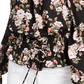 Ultra Flirt Juniors' Smocked Off-The-Shoulder Top Black Size Small