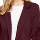 Maison Jules Women's 3/4 Sleeve Knit Blazer Wine Size X-Small