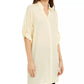 Alfani Roll-Tab Tunic Shirt  Lt/Pas Yel Size S